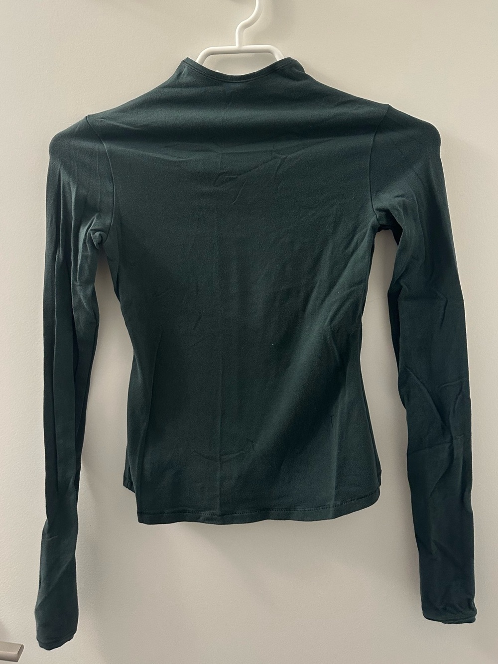 Skims - Cotton Jersey Long Sleeve Turtleneck - Spruce